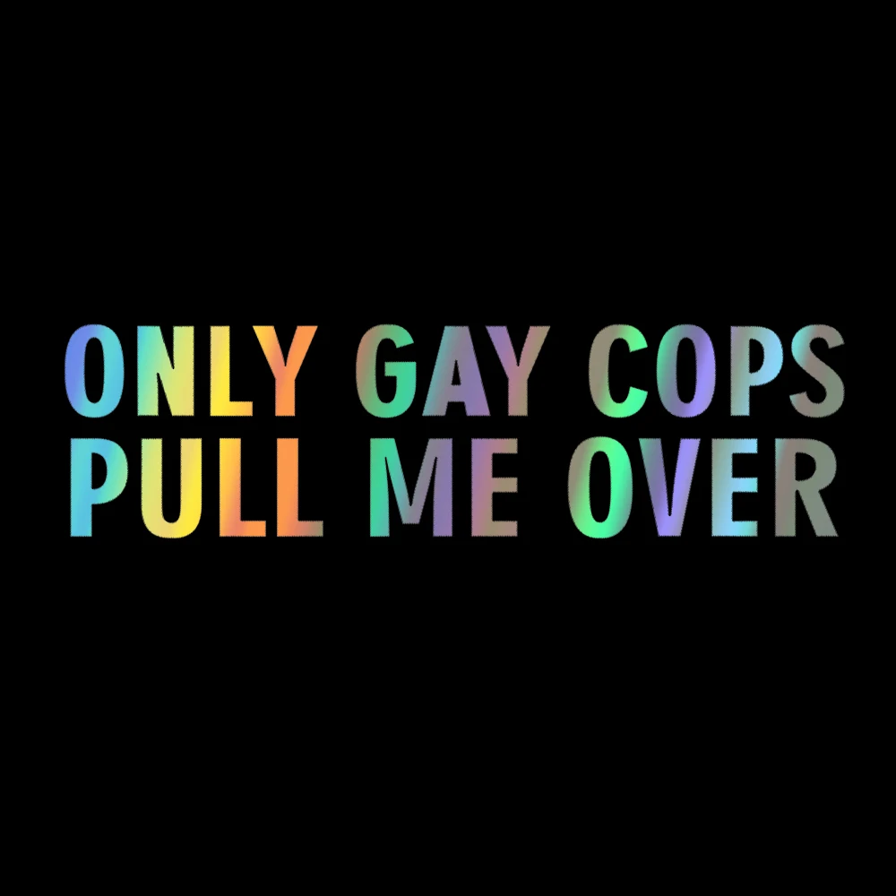 Desk Setup Laptop - 20x5.5cm ONLY GAY COPS PULL ME