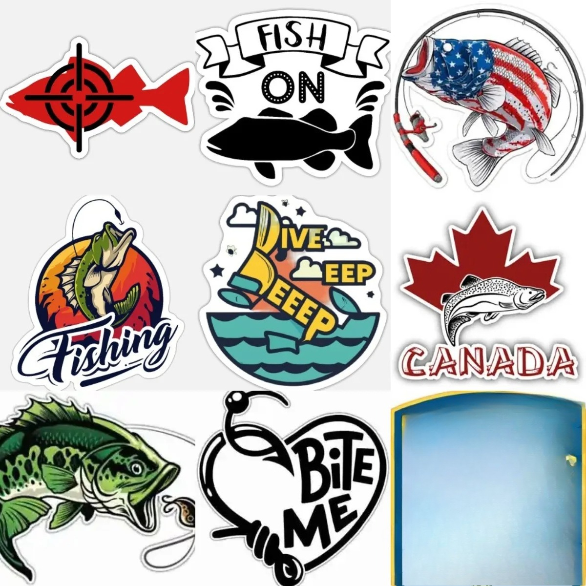 Desk Setup Laptop - Perch Fishing Stickers Window Vinyl Laptop