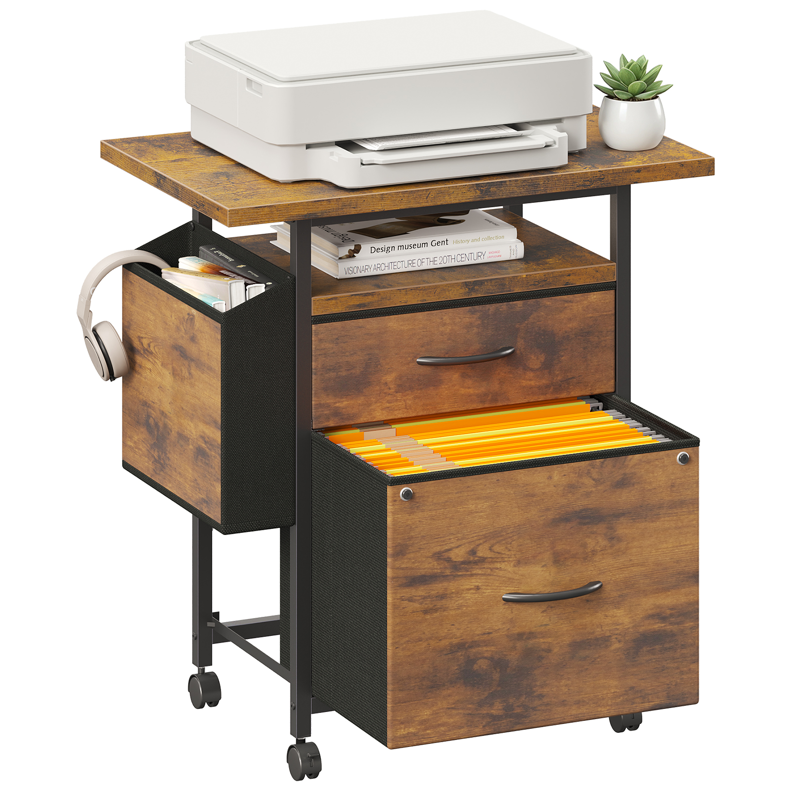 JHK Mobile File Cabinet with 2 – Desk Setup Home Office Bewertung und Preis
