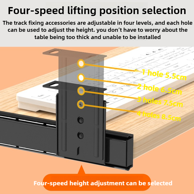 Wood Keyboard Tray Under Desk  – Desk Setup Living Room Bewertung und Preis