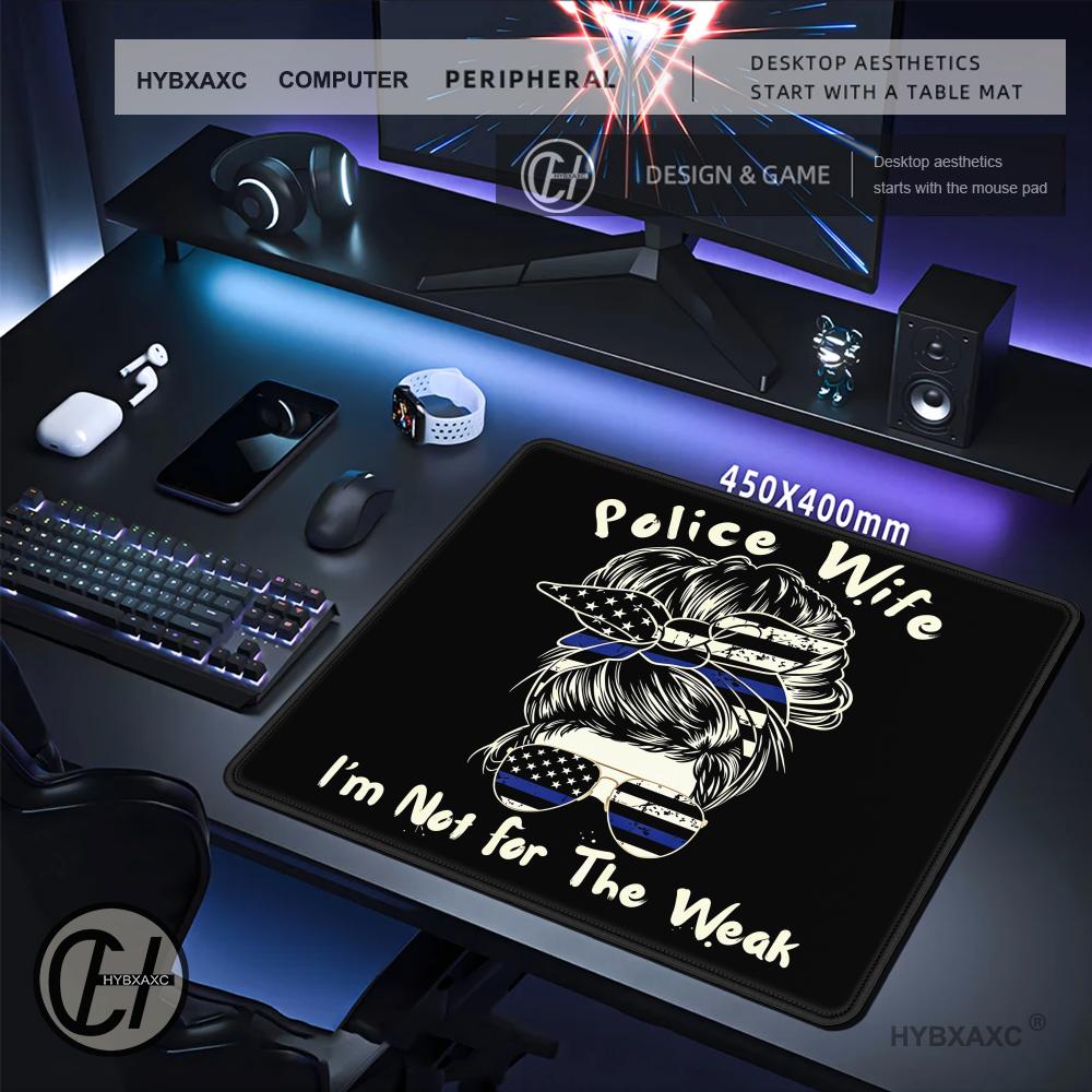 HYBXAXC Police Wife Mouse Pad  – Work Desk Home Setup Bewertung und Preis