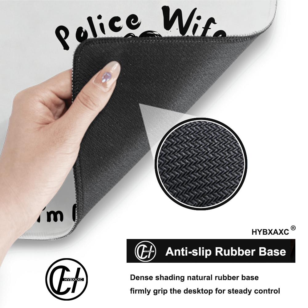HYBXAXC Police Wife Mouse Pad  – Work Desk Home Setup Bewertung und Preis