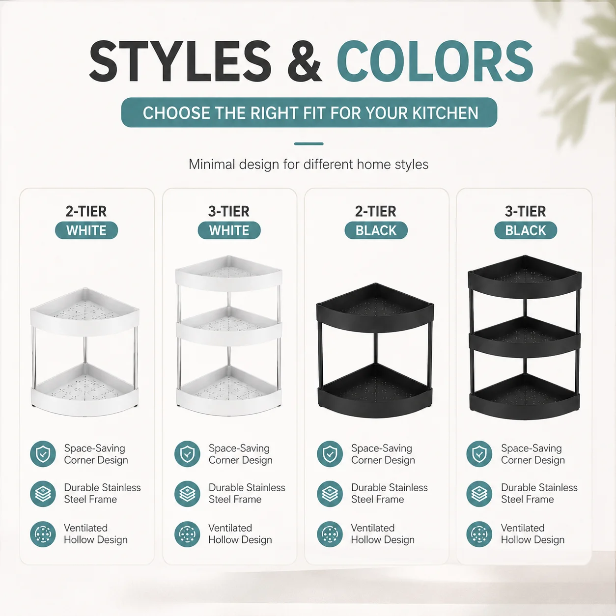 2/3Tiers Kitchen Desktop Corne – Desk Setup Shelf Bewertung und Preis