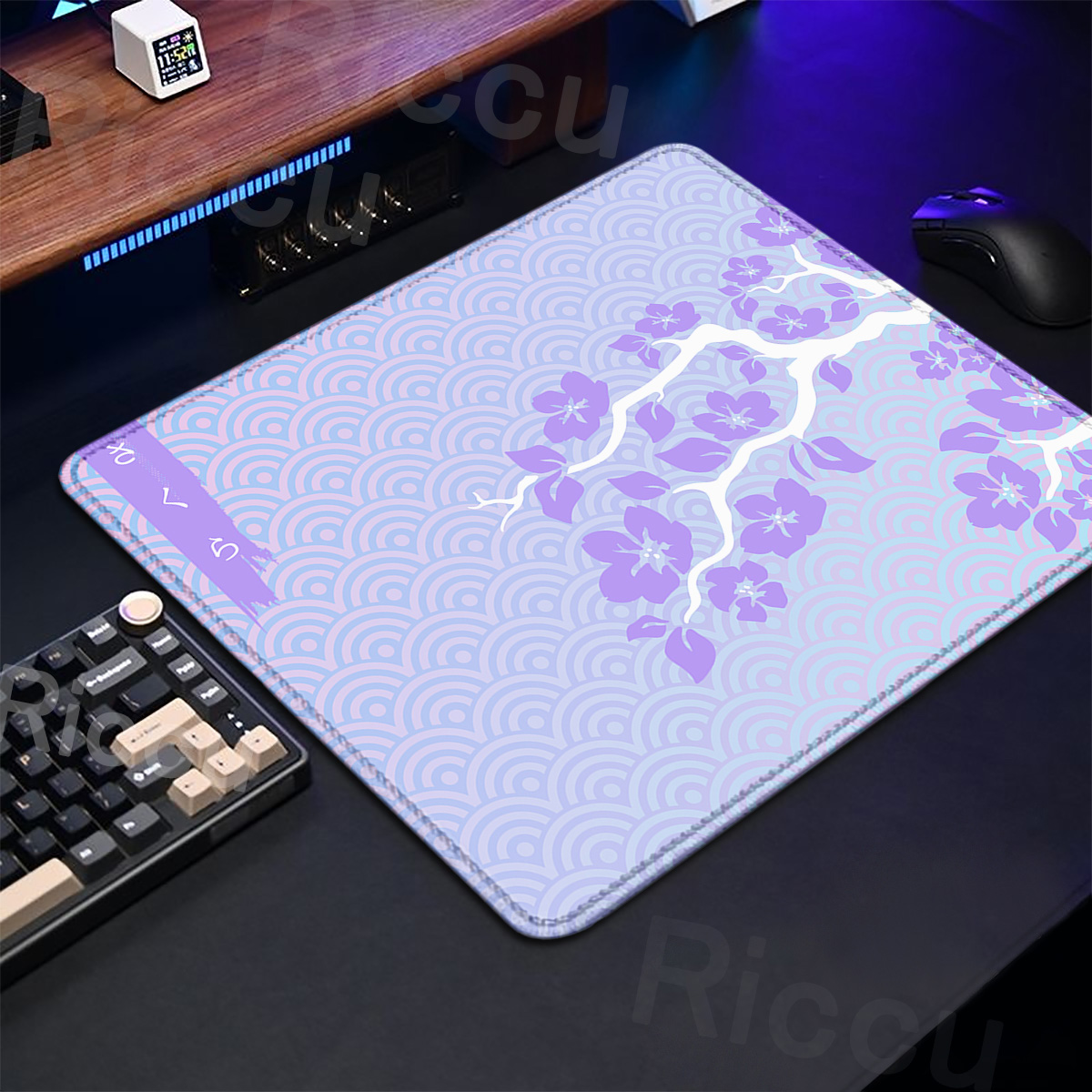 Purple Sakura Table Pad Gaming – Desk Setup Pink Bewertung und Preis