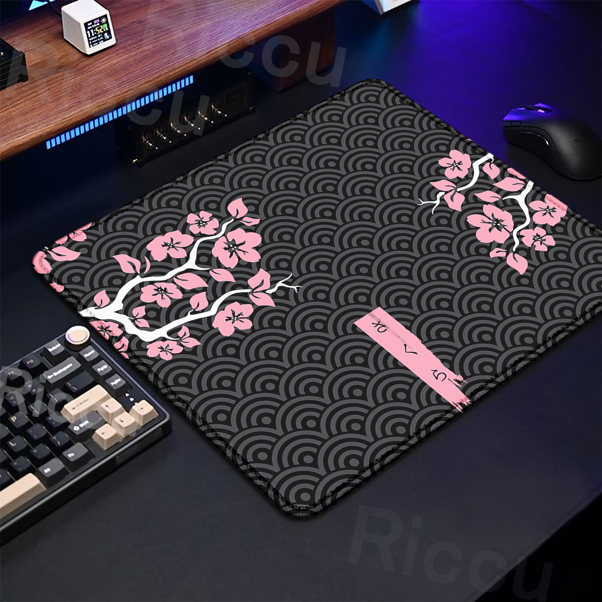 Purple Sakura Table Pad Gaming – Desk Setup Pink Bewertung und Preis