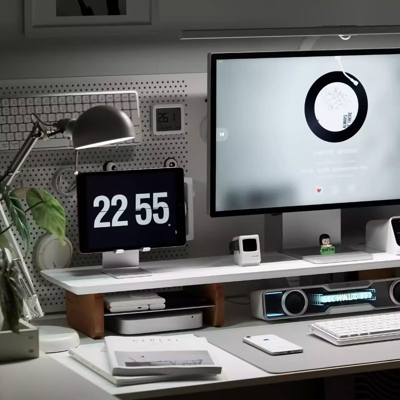 Modern Monitor Riser Stand Erg – Desk Setup Living Room Bewertung und Preis
