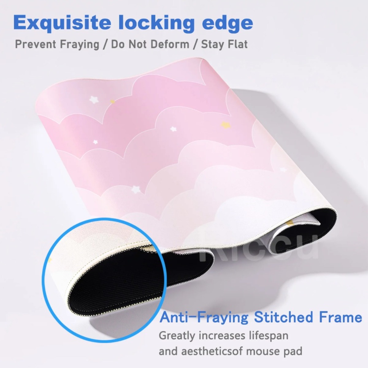 Pink Pastel Clouds Extended Mo – Desk Setup Pink Bewertung und Preis