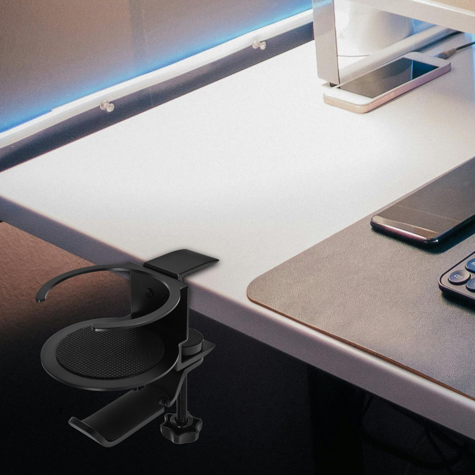 Desk Clamp Cup Holder Headphon – Desk Setup Headphone Stand Bewertung und Preis