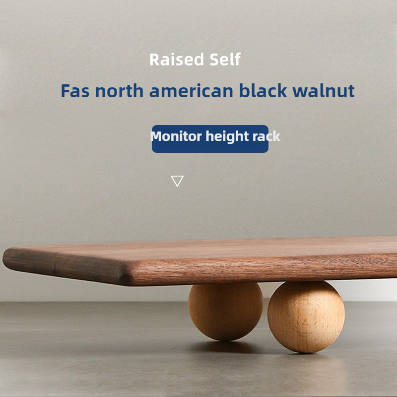 Natural Wood Desktop Riser Dua – Desk Setup Living Room Bewertung und Preis