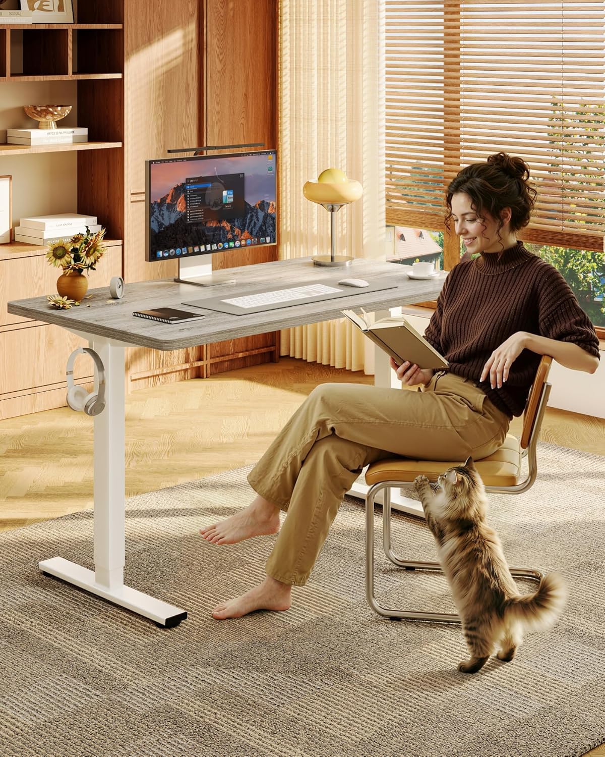 One-Piece Electric Height Adju – Desk Setup Home Office Bewertung und Preis