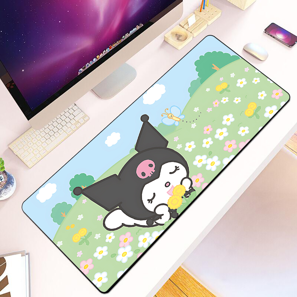Cute Pink My Melody Kuromi Mou – Desk Setup Pink Bewertung und Preis