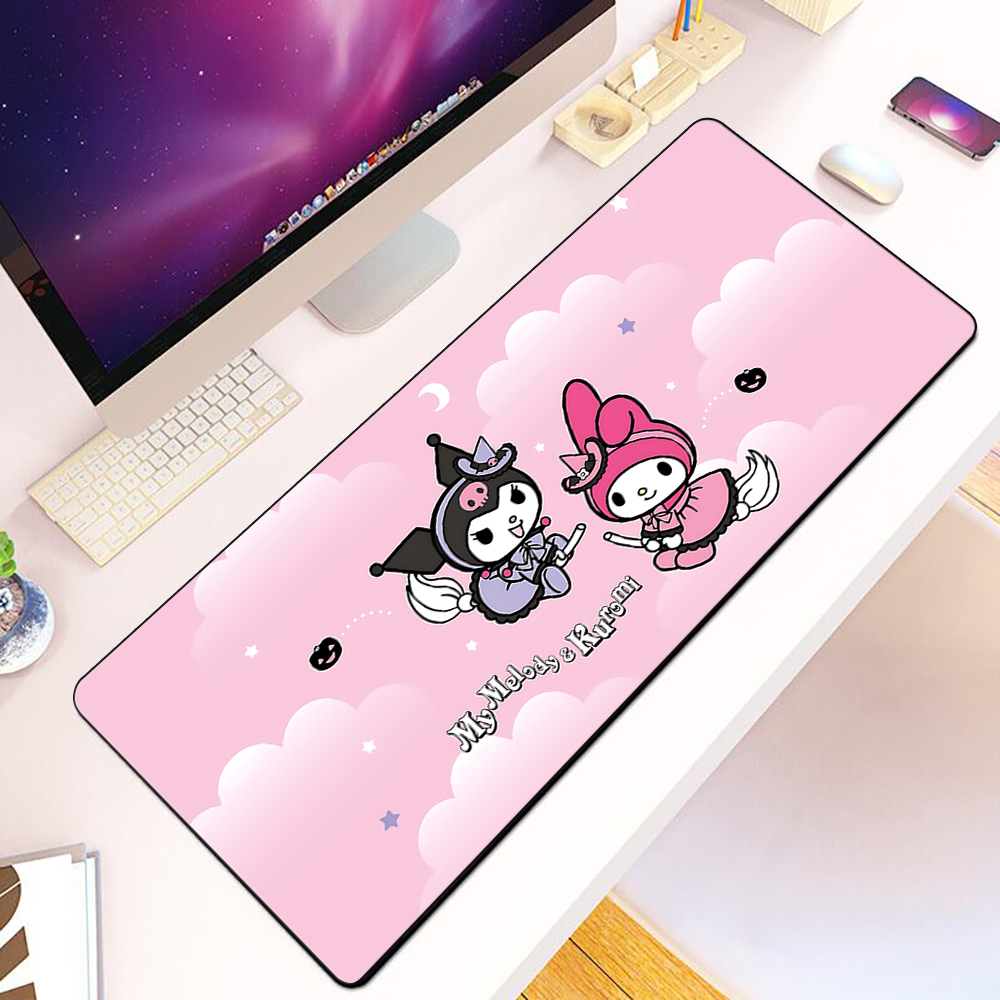 Cute Pink My Melody Kuromi Mou – Desk Setup Pink Bewertung und Preis
