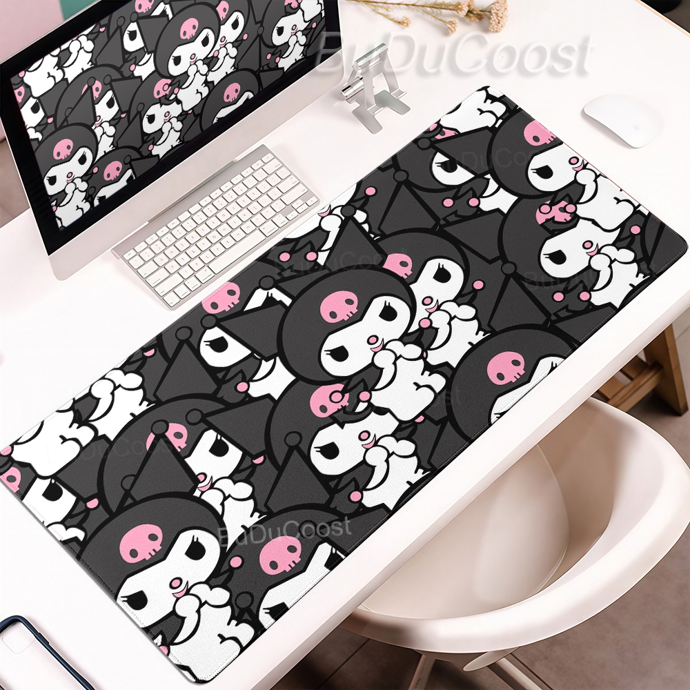Pink Purple Cartoon Kuromi Xxl – Desk Setup Pink Bewertung und Preis