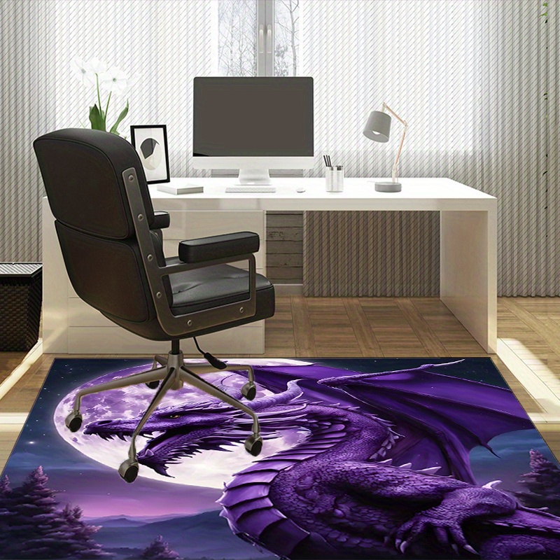 Majestic Purple Dragon Rug for – Desk Setup Living Room Bewertung und Preis