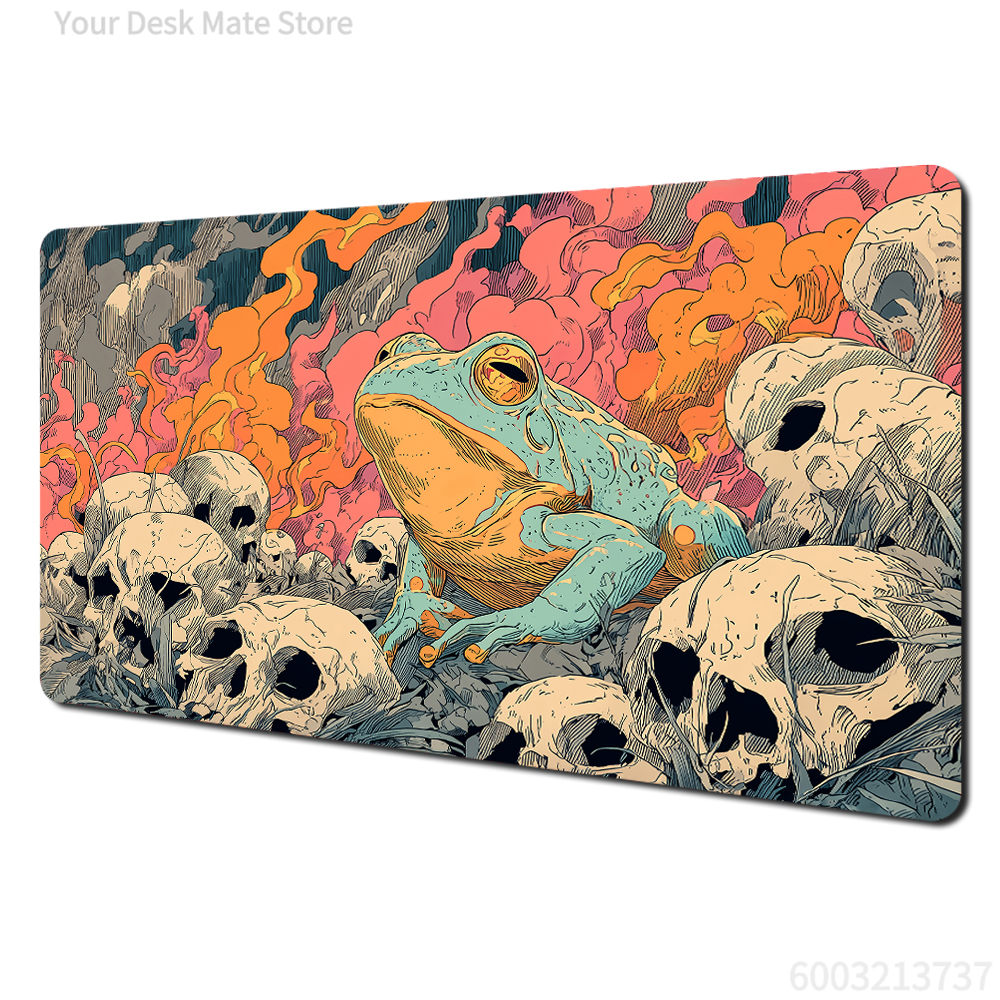 Dark Fantasy Frog Skulls Pink  – Desk Setup Pink Bewertung und Preis