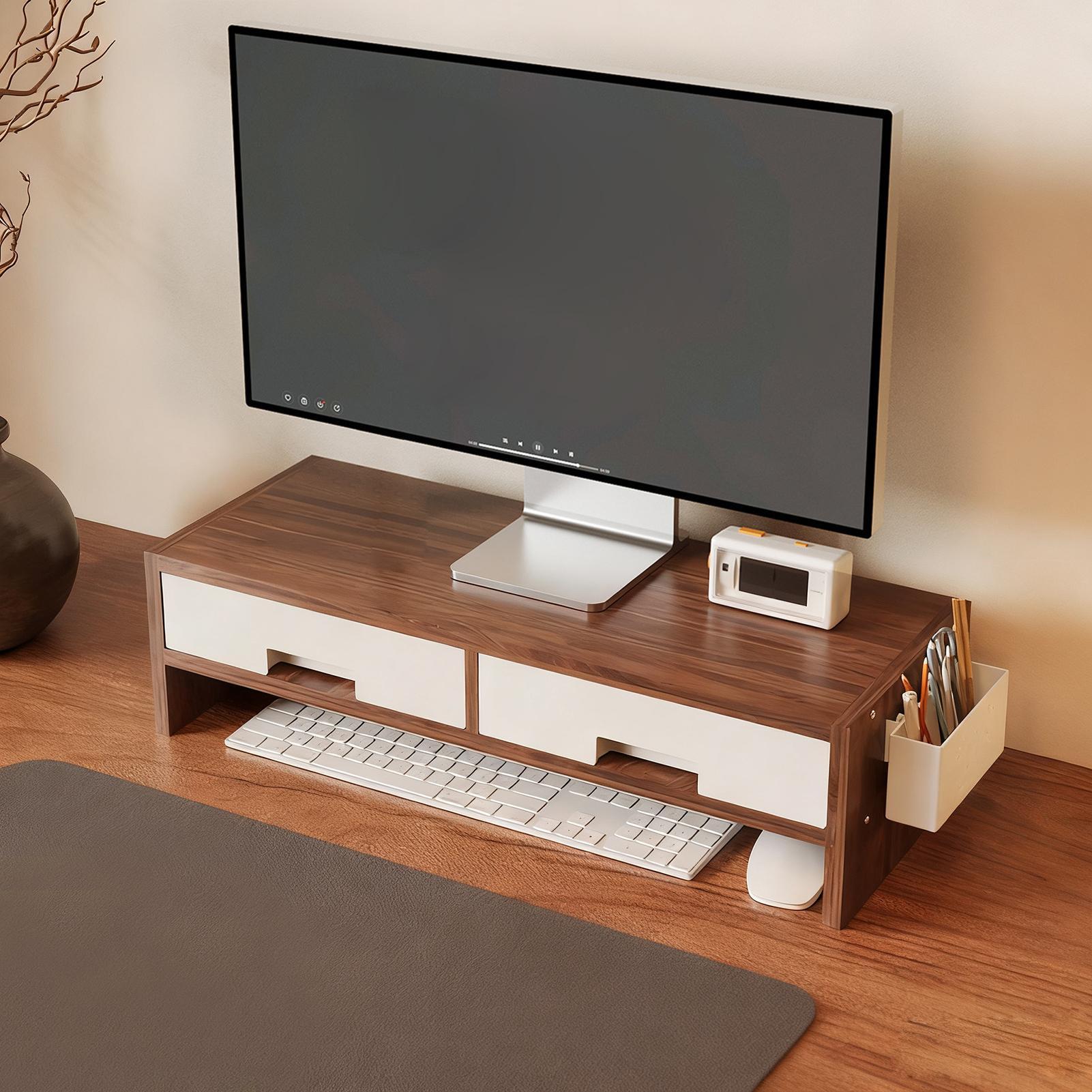 Desk Monitor Stand Riser Doubl – Desk Setup Home Office Bewertung und Preis