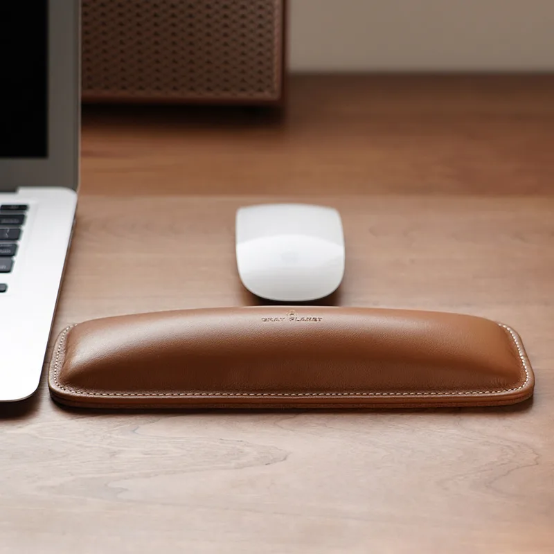 Genuine Leather Wrist Rest Top – Ergonomic Desk Setup Keyboard Bewertung und Preis