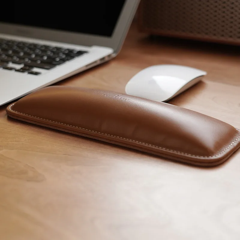 Genuine Leather Wrist Rest Top – Ergonomic Desk Setup Keyboard Bewertung und Preis