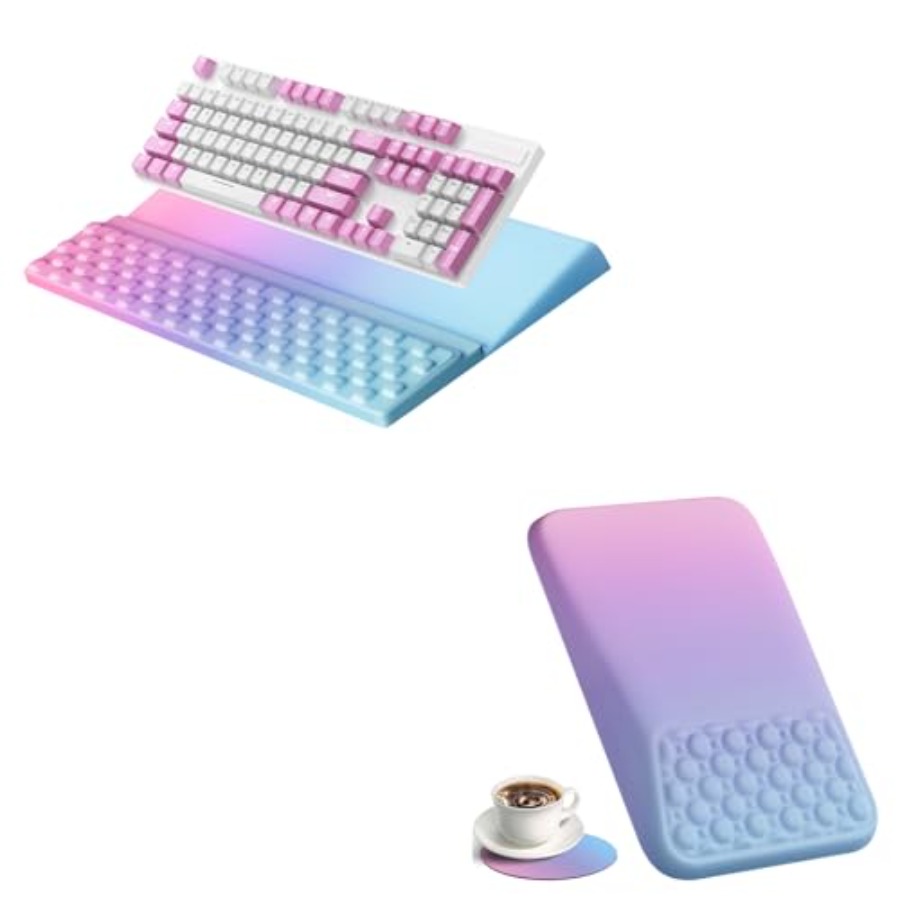 Ergonomic Purple Keyboard Wris – Ergonomic Desk Setup Keyboard Bewertung und Preis