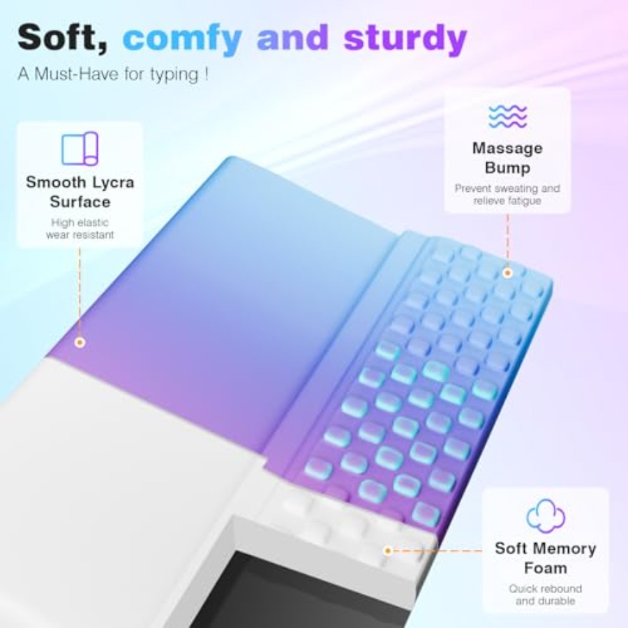 Ergonomic Purple Keyboard Wris – Ergonomic Desk Setup Keyboard Bewertung und Preis