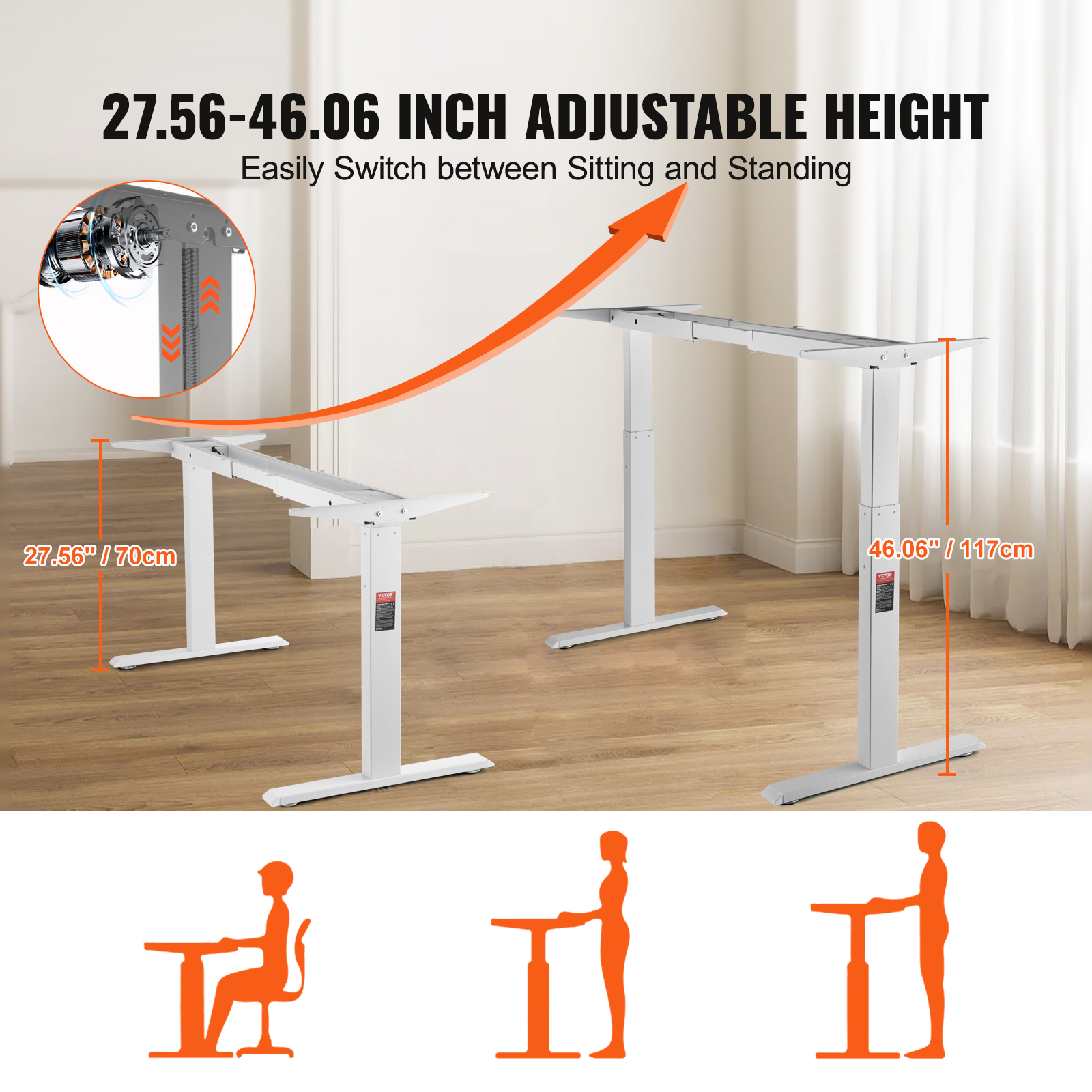 SucceBuy Standing Desk Frame   – Desk Setup Home Office Bewertung und Preis