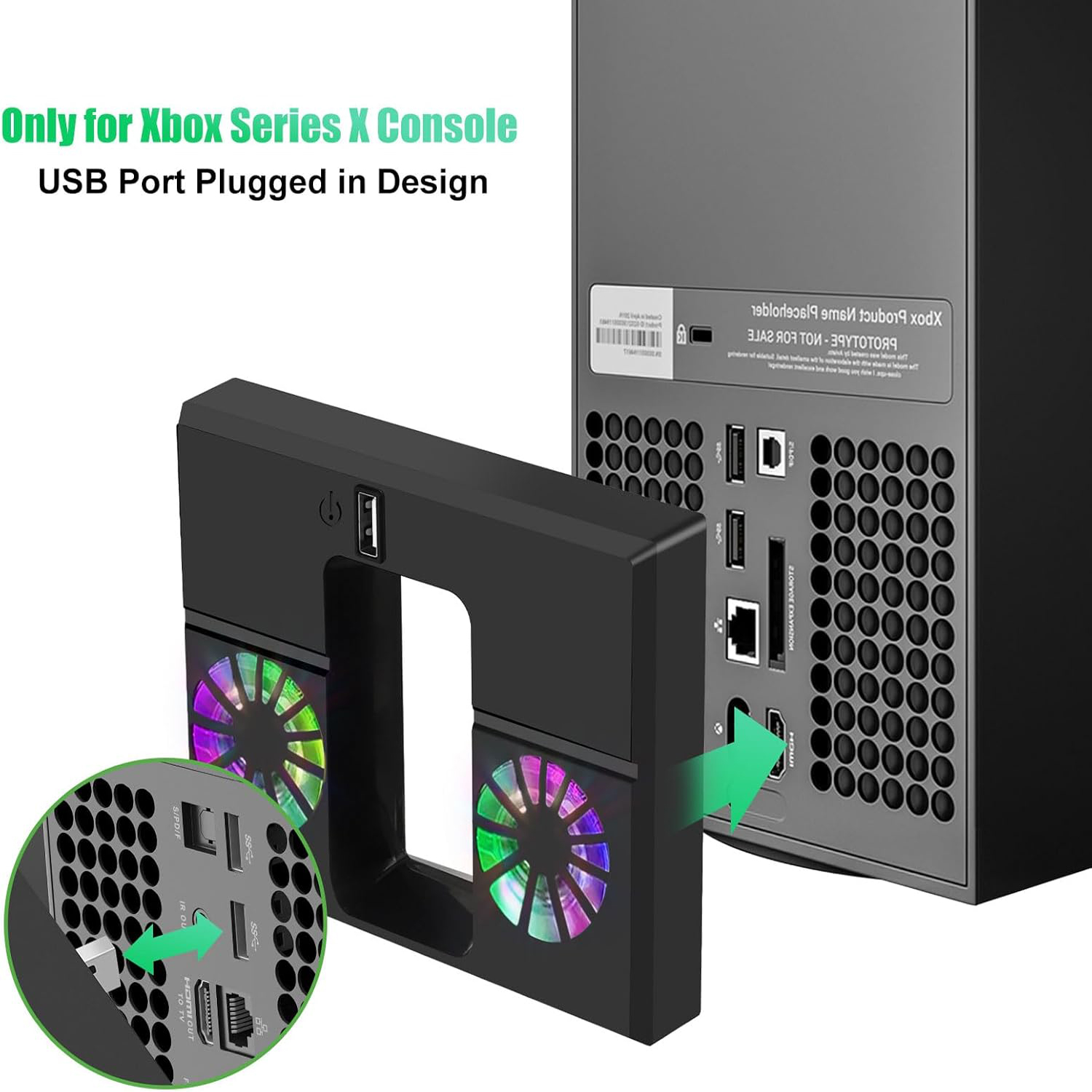 Cooling Fan for Xbox Series X  – Desk Setup Xbox Bewertung und Preis