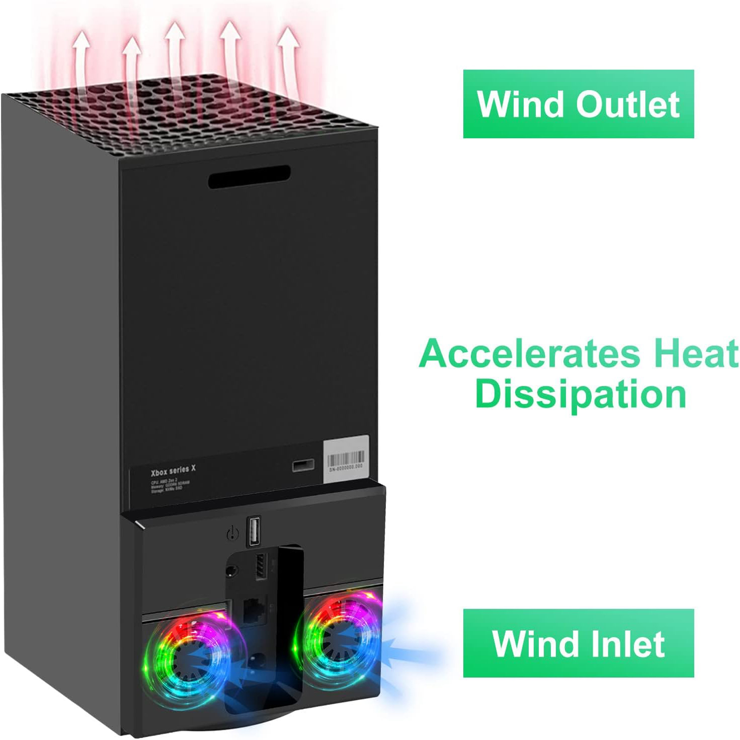 Cooling Fan for Xbox Series X  – Desk Setup Xbox Bewertung und Preis