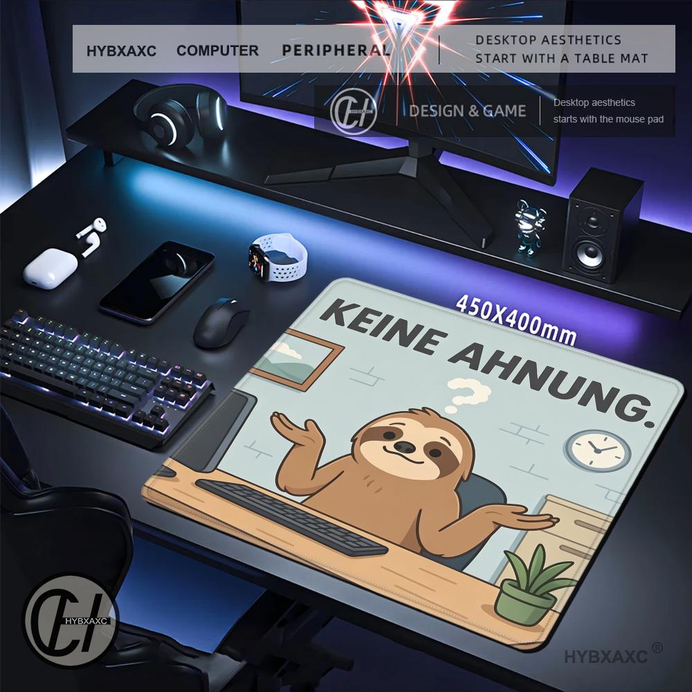 HYBXAXC Funny Sloth Keine Ahnu – Work Desk Home Setup Bewertung und Preis