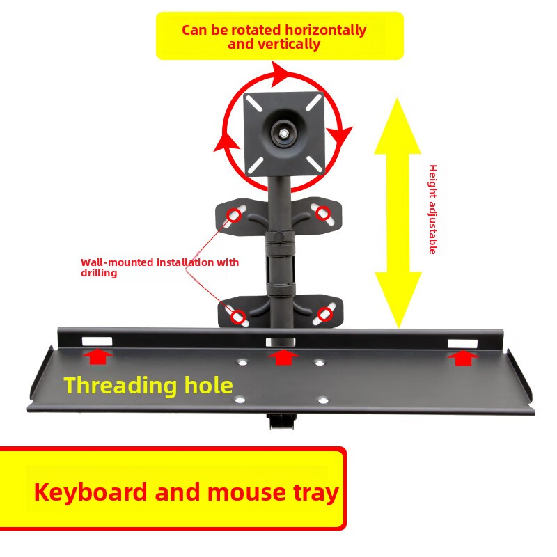Adjustable Wall Keyboard Tray  – Ergonomic Desk Setup Keyboard Bewertung und Preis