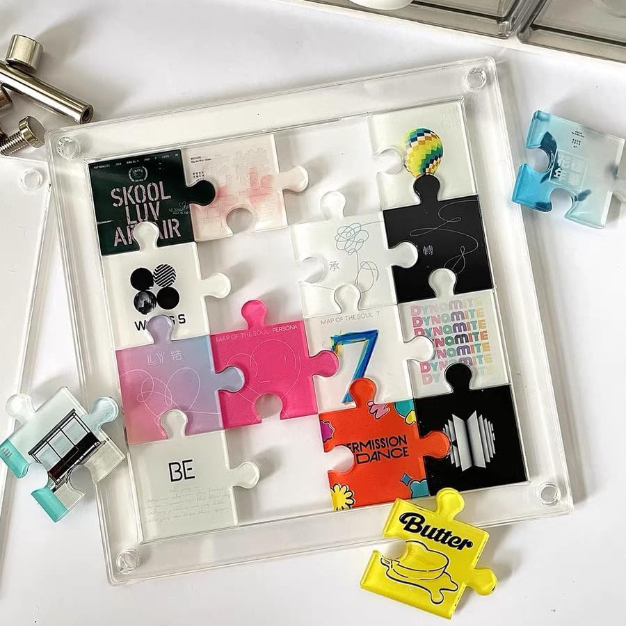 Custom Acrylic Puzzle Display  – Desk Setup Home Office Bewertung und Preis