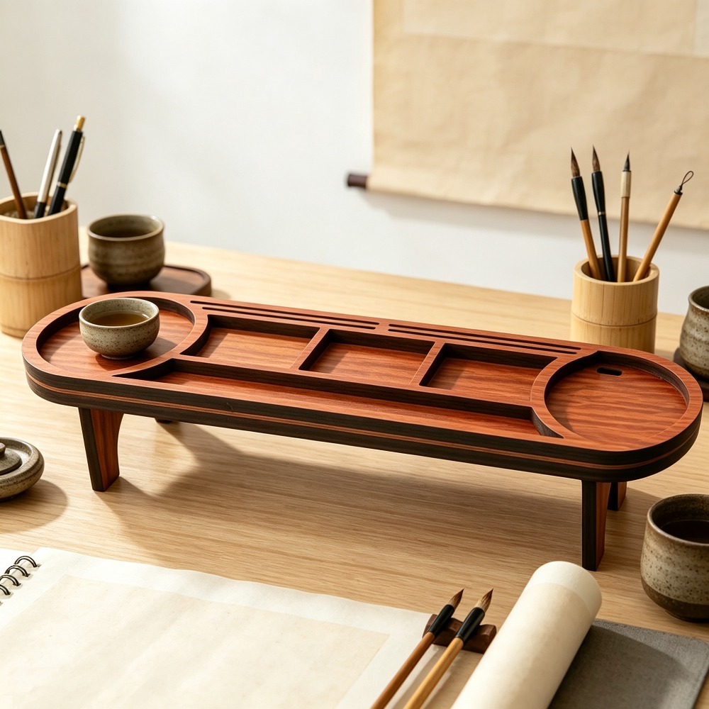 Wooden Desk Organizer with Pho – Desk Setup Home Office Bewertung und Preis
