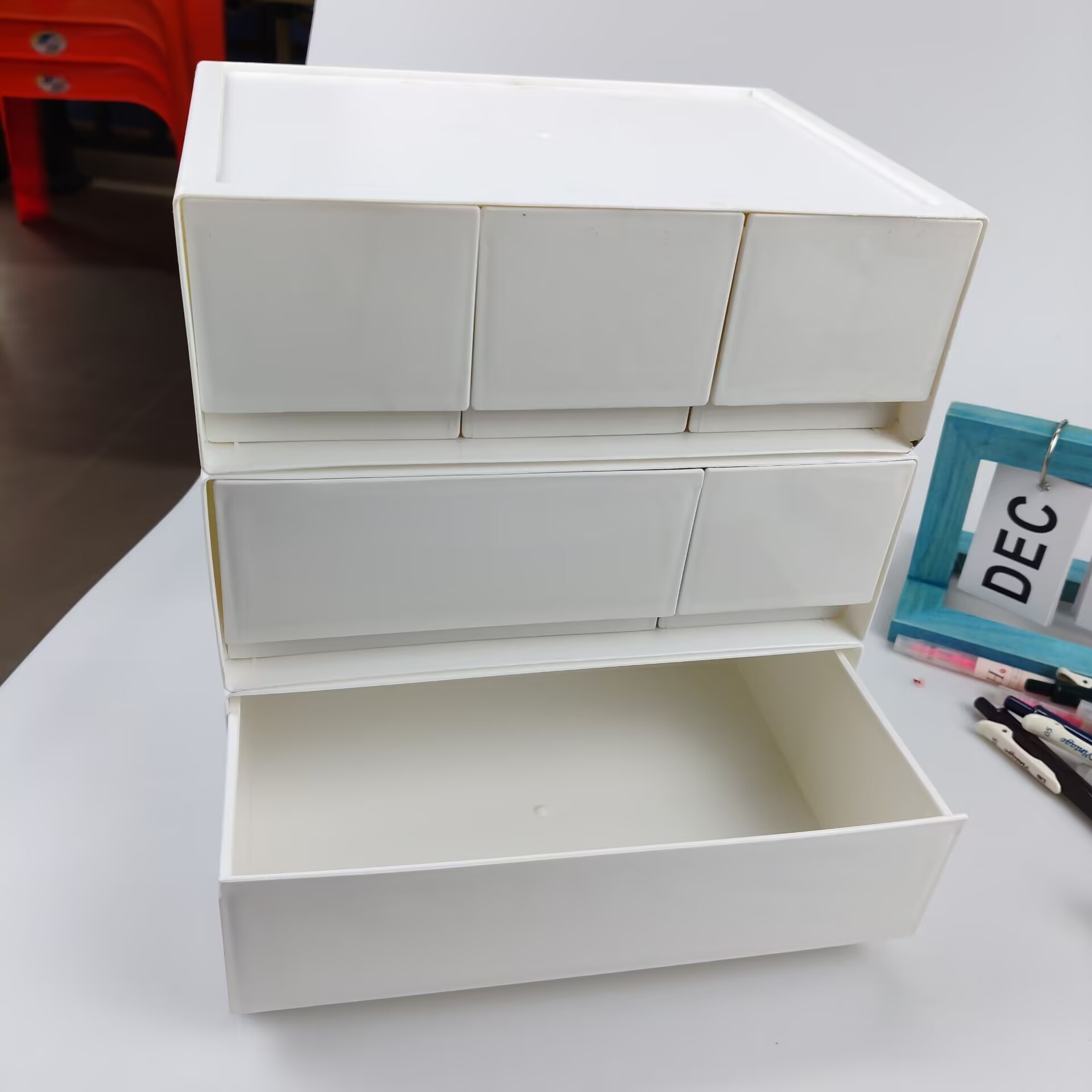 Desktop Storage Box, Drawer, C – Desk Setup Shelf Bewertung und Preis