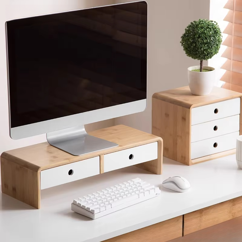 Bamboo Laptop Monitor Riser Ec – Desk Setup Living Room Bewertung und Preis