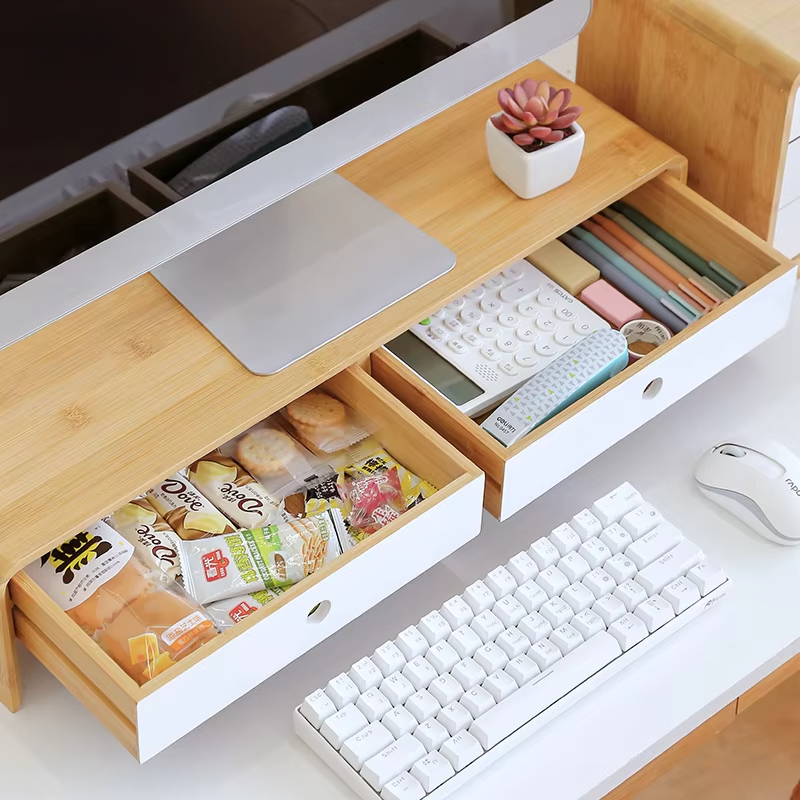 Bamboo Laptop Monitor Riser Ec – Desk Setup Living Room Bewertung und Preis