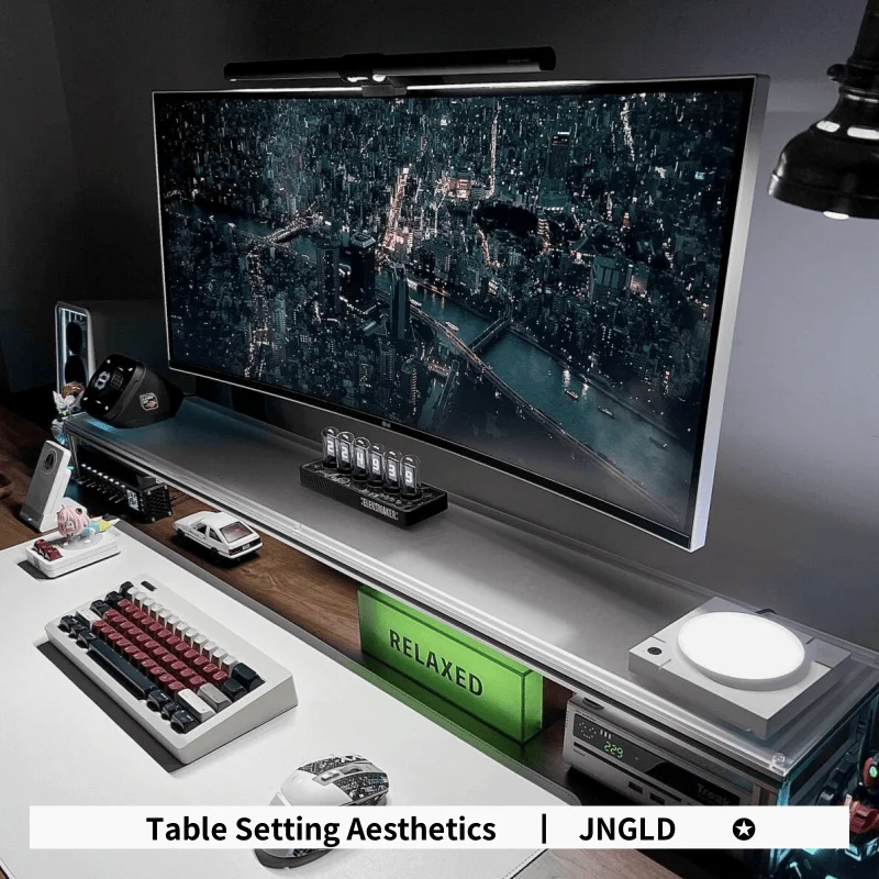 Aluminum Monitor Stand Acrylic – Desk Setup Living Room Bewertung und Preis