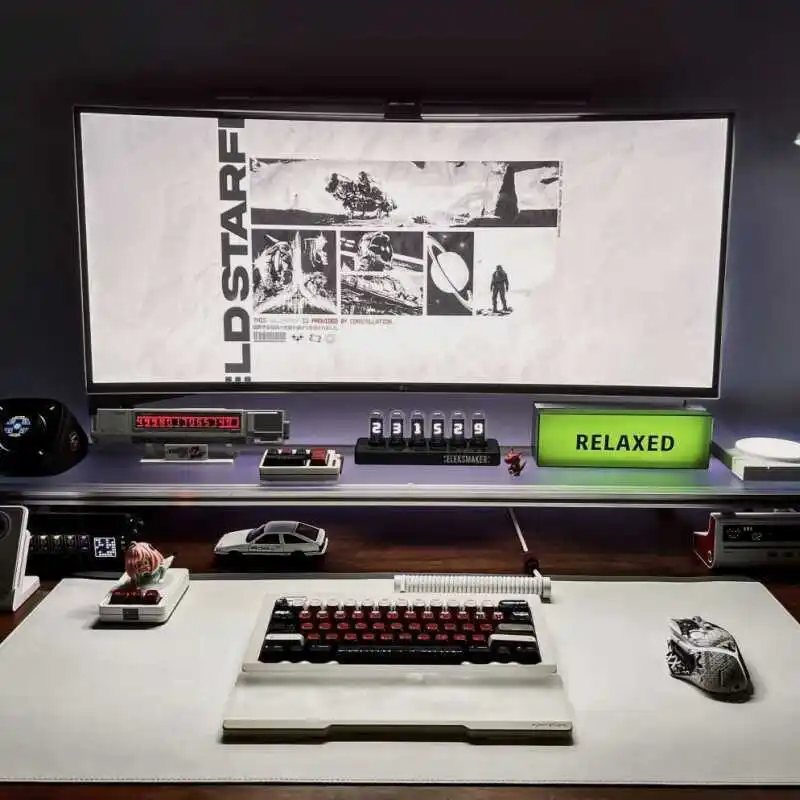 Aluminum Monitor Stand Acrylic – Desk Setup Living Room Bewertung und Preis
