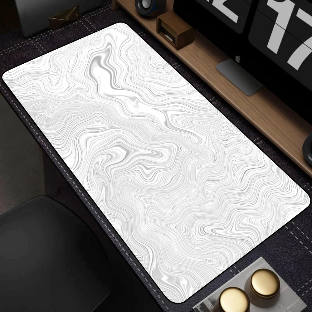 Large Black and White Art Mous – Desk Setup Pink Bewertung und Preis