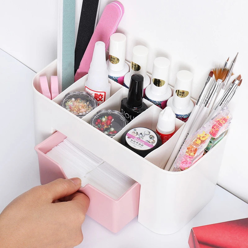Nail Art Organizer Desktop Dra – Desk Setup Shelf Bewertung und Preis