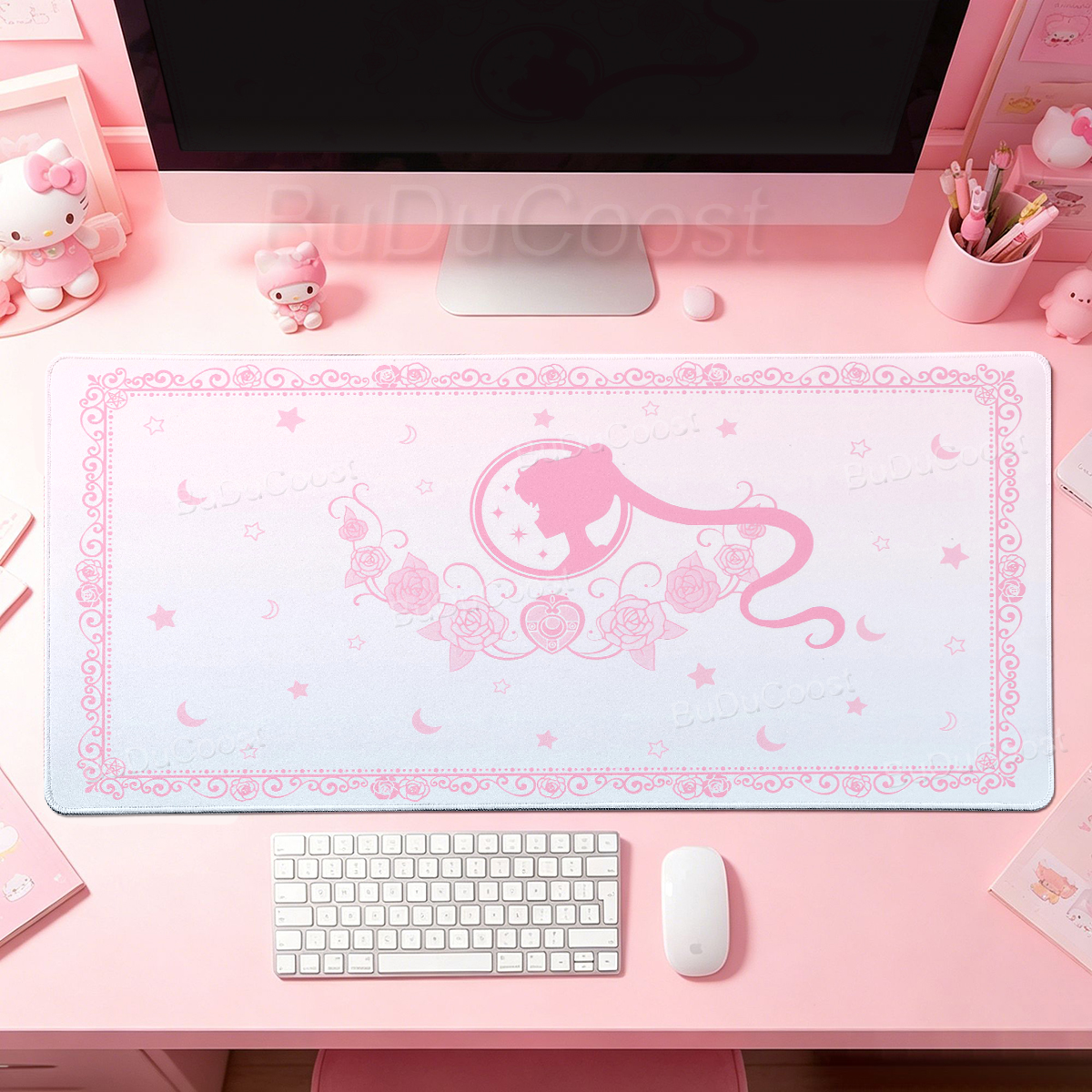 Kawaii Anime Girls Pink Mouse  – Desk Setup Pink Bewertung und Preis