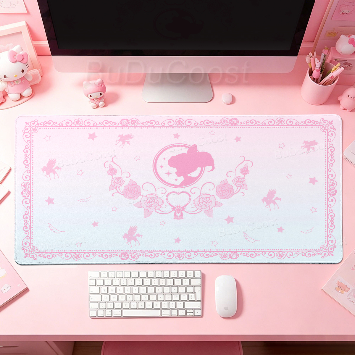 Kawaii Anime Girls Pink Mouse  – Desk Setup Pink Bewertung und Preis