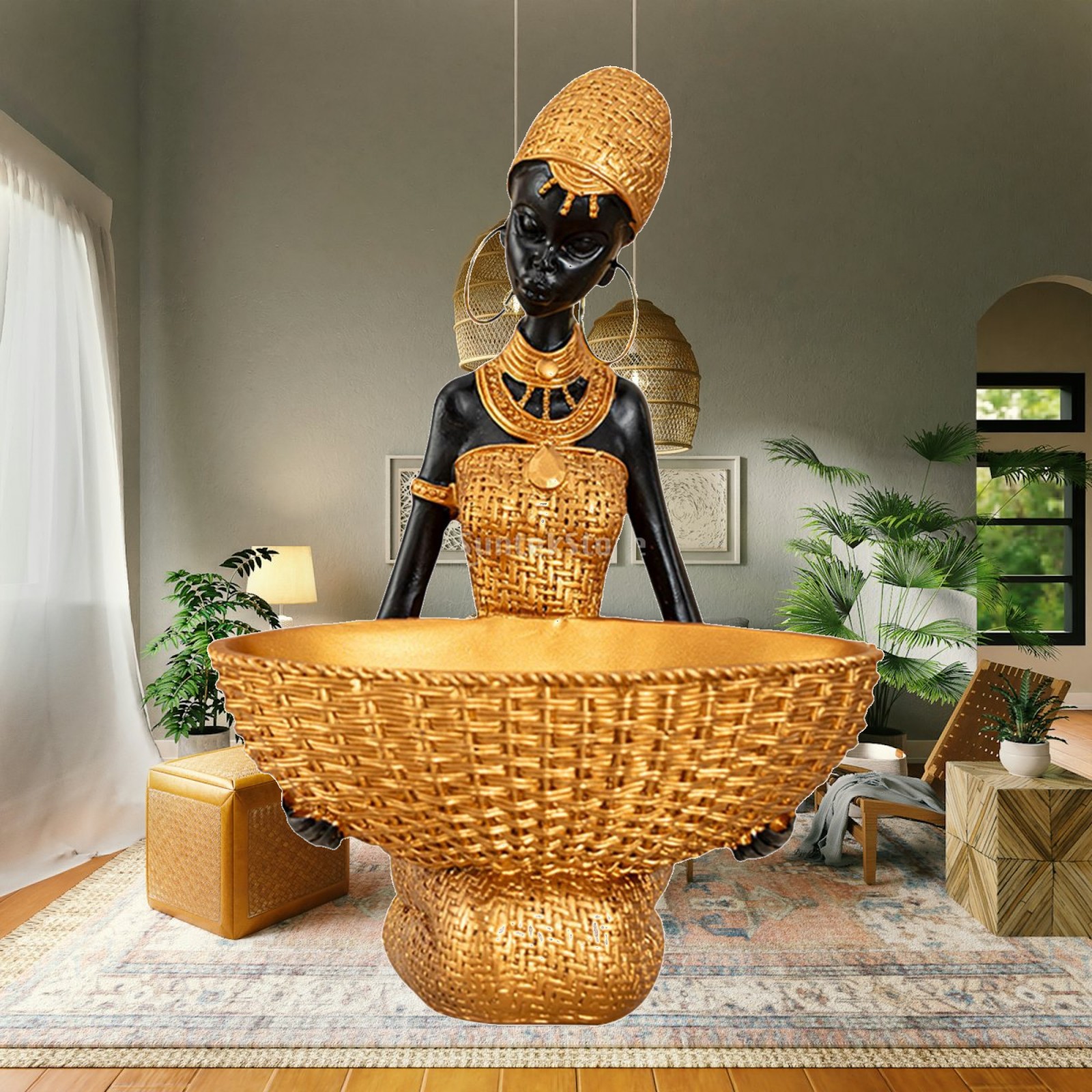 Luxury African Woman Statue Re – Desk Setup Shelf Bewertung und Preis